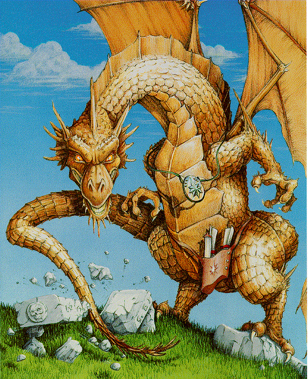 images of dragons for children. nasty Dragon (children)